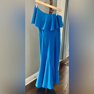 Beautiful blue one shoulder dress, brand new, BRAND NEW